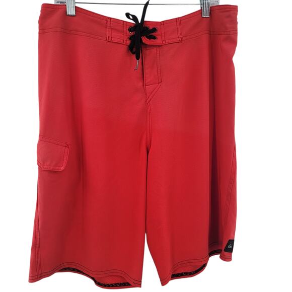 Quiksilver Cypher Men's Swim Board Shorts 4 Way stretch Size 34 - Picture 1 of 3